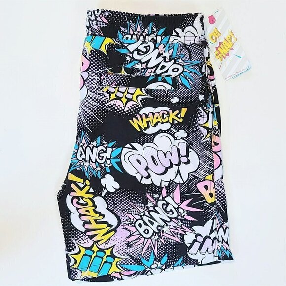 NWT OH SNAP! Exploded Comic Print Swim Shorts - Picture 4 of 4